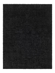 LIVABLISS Black Cloudy Shaggy Plush Pile Rug - Image 7 of 8