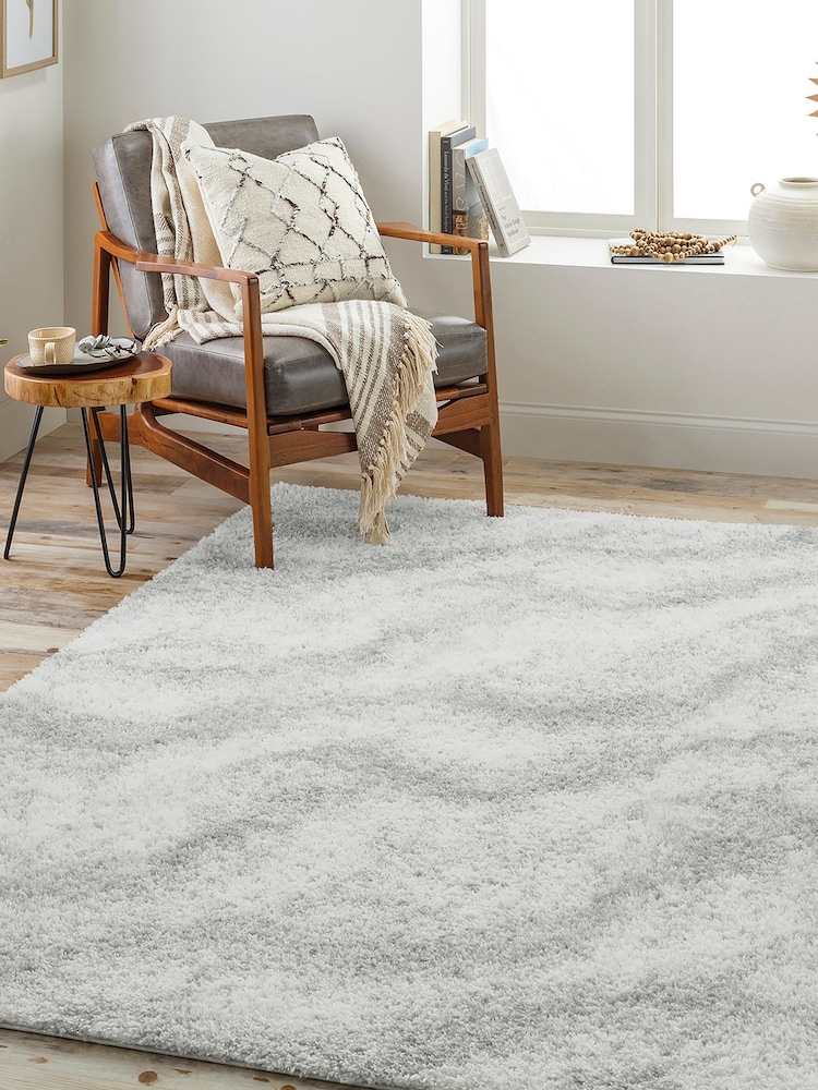 LIVABLISS Cloud Grey Cloudy Shaggy Plush Pile Rug - Image 1 of 6 LIVABLISS Cloud Grey Cloudy Shaggy Plush Pile Rug - Image 1 of 6