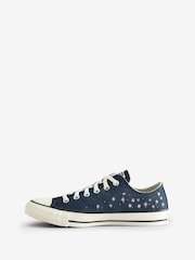 Converse Navy/White Chuck Cosmic Low Trainers - Image 2 of 9