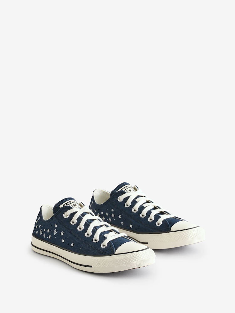 Buy Converse Navy/White Chuck Cosmic Low Trainers from the Next UK - Main Image
