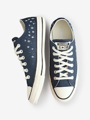 Converse Navy/White Chuck Cosmic Low Trainers - Image 6 of 9