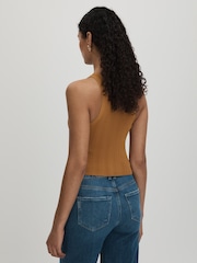 Good American Tan Good American Ribbed Vest - Image 4 of 5