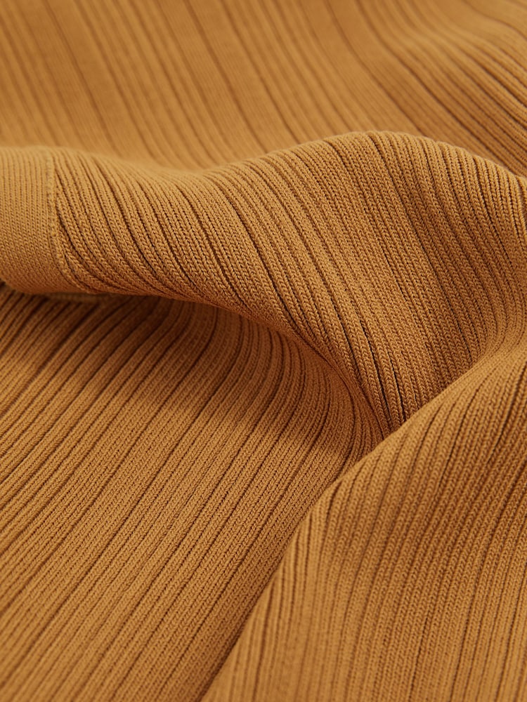 Good American Tan Good American Ribbed Vest - Image 5 of 5