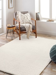 LIVABLISS Beige Cloudy Shaggy Plush Pile Rug - Image 1 of 6