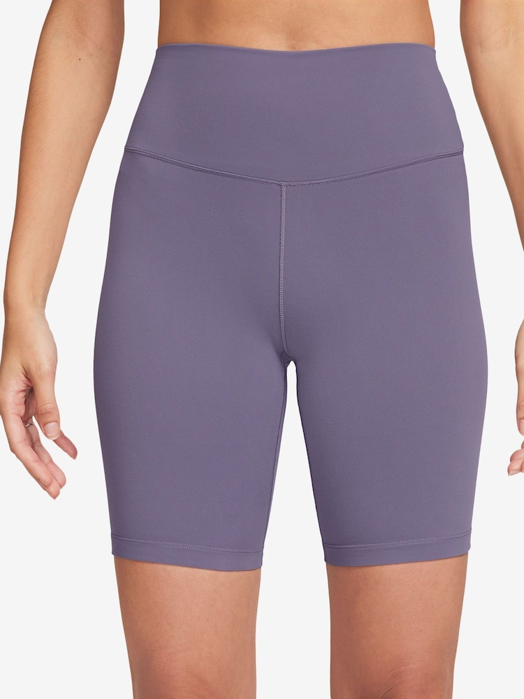 Lila - Nike One Dri-FIT High-Waisted 8" Cycling Shorts - Bild 1 von 8