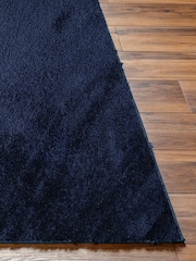 LIVABLISS Navy Cloudy Shaggy Plush Pile Rug - Image 3 of 6