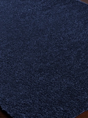 LIVABLISS Navy Cloudy Shaggy Plush Pile Rug - Image 5 of 6