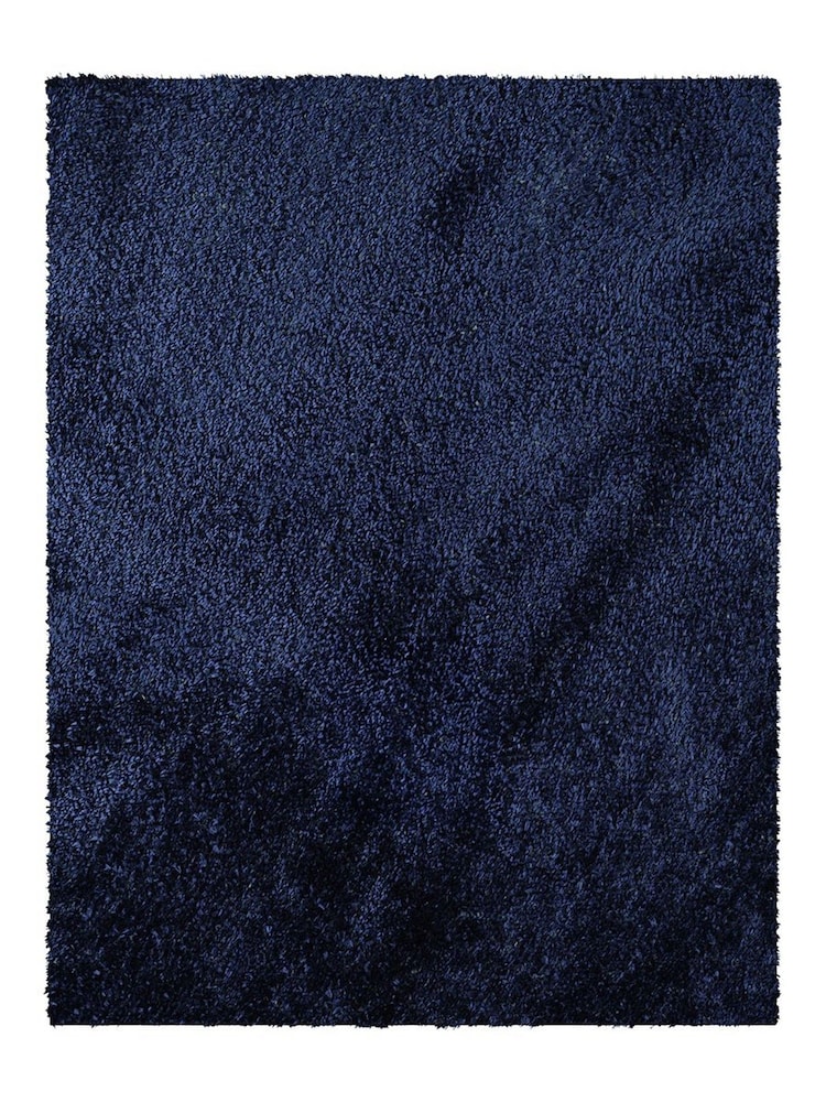 LIVABLISS Navy Cloudy Shaggy Plush Pile Rug - Image 6 of 6