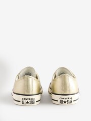 Converse Metallic Chuck Taylor All Star Ox Ballet Trainers - Image 4 of 9