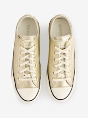 Converse Metallic Chuck Taylor All Star Ox Ballet Trainers - Image 6 of 9