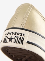 Converse Metallic Chuck Taylor All Star Ox Ballet Trainers - Image 7 of 9