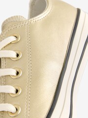 Converse Metallic Chuck Taylor All Star Ox Ballet Trainers - Image 8 of 9