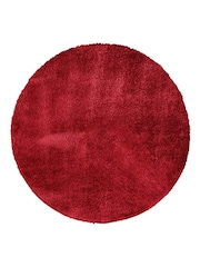 LIVABLISS Red Cloudy Shaggy Plush Pile Rug - Image 3 of 8