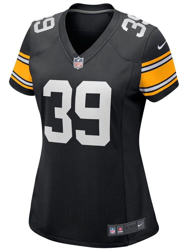 Nike Black NFL Pittsburgh Steelers Home Game Jersey - Minkah Fitzpatrick Womens - Image 2 of 3