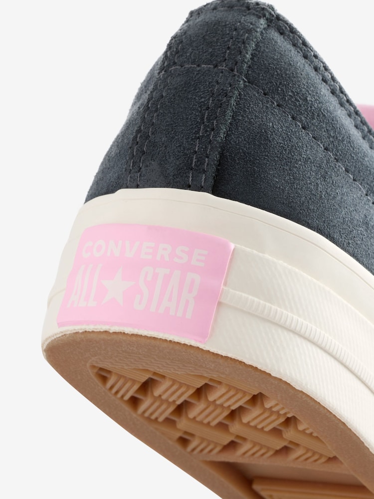 Converse Brown/White Suede Star Player 76 Low Trainers - Image 9 of 9