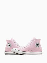 Converse Pink Chuck Taylor All Star High Top Trainers - Image 2 of 7