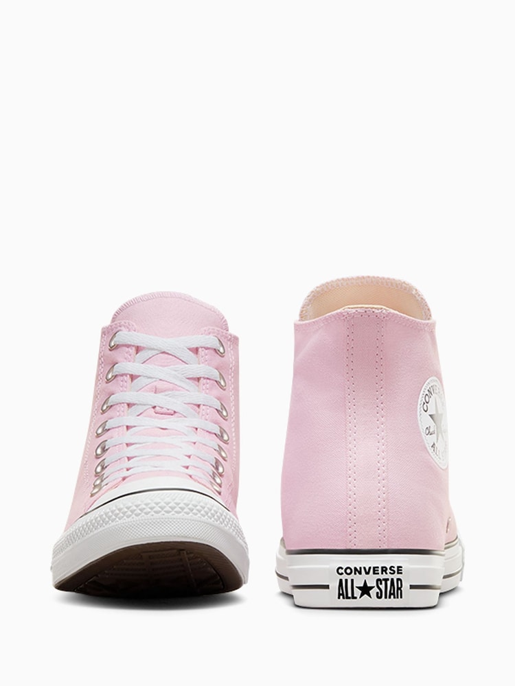 Converse Pink Chuck Taylor All Star High Top Trainers - Image 7 of 7 Converse Pink Chuck Taylor All Star High Top Trainers - Image 7 of 7