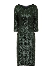 HotSquash Bottle Green Sequin Dress - Image 3 of 3