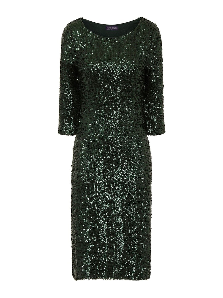HotSquash Bottle Green Sequin Dress - Image 3 of 3