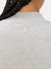 Gri - Jachetă Sweaty Betty After Class cu fermoar - Imaginea 6 din 6