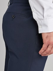 Marineblau/blau - Formelle, maschinenwaschbare Hose ohne Bundfalte - Bild 5 von 6