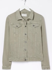 FatFace Green Tasha Denim Jacket - Image 5 of 5