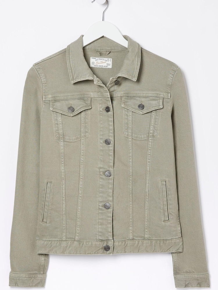FatFace Green Tasha Denim Jacket - Image 5 of 5 FatFace Green Tasha Denim Jacket - Image 5 of 5