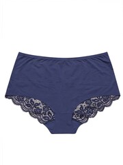 Yours Curve Pink Lace Back Full Briefs 3 Pack - Image 4 of 5