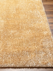 LIVABLISS Yellow Cloudy Shaggy Plush Pile Rug - Image 3 of 8
