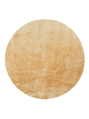 LIVABLISS Yellow Cloudy Shaggy Plush Pile Rug - Image 7 of 8