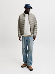 JACK & JONES Off-White Oversized Crew Neck Sweat Top - Image 5 of 7