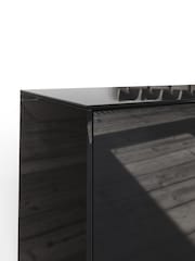 Frank Olsen Black Smart LED Large TV Stand - Image 9 of 10