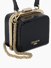 Dune London Black Santerini Micro Frame Grab Bag - Image 6 of 6