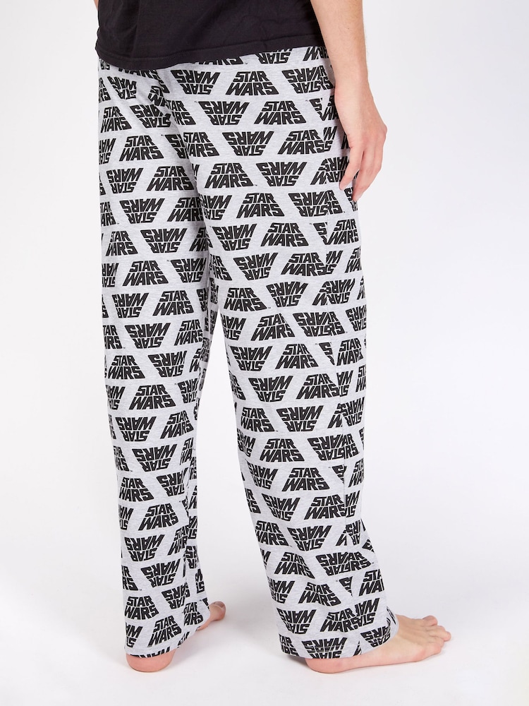 Character White Mens Star Wars Lounge Joggers - Image 2 of 3