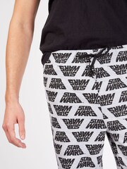 Character White Mens Star Wars Lounge Joggers - Image 3 of 3