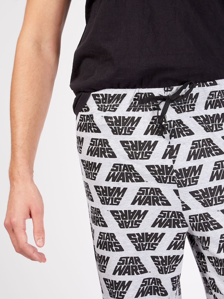 Character White Mens Star Wars Lounge Joggers - Image 3 of 3