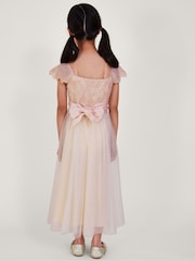 Monsoon Pink Estella Embroidered Dress - Image 2 of 4