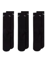 Svart - Crew - Nike Everyday Cushioned Crew Socks 3 Paket - Bild 3 av 4
