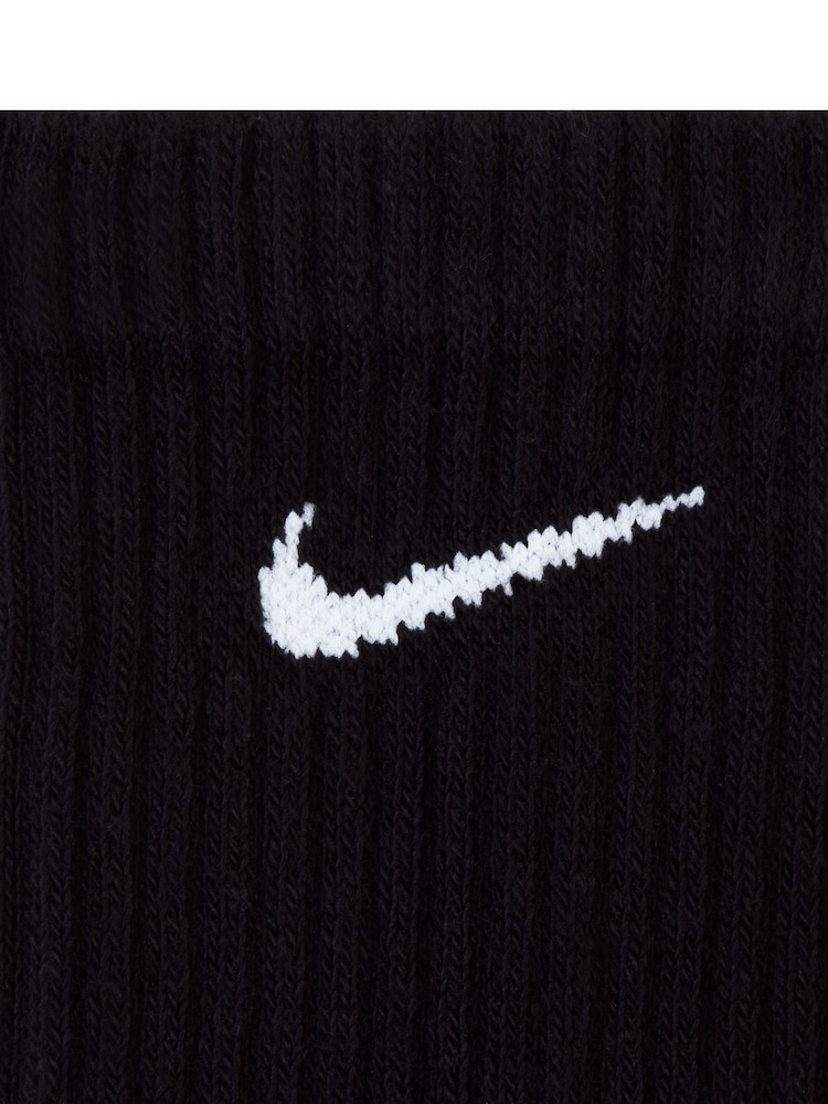 Svart - Crew - Nike Everyday Cushioned Crew Socks 3 Paket - Bild 4 av 4