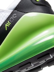 Nike Green/White Air Max 270 Trainers - Image 10 of 10
