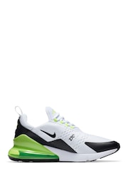 Nike Green/White Air Max 270 Trainers - Image 3 of 10