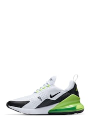 Nike Green/White Air Max 270 Trainers - Image 4 of 10