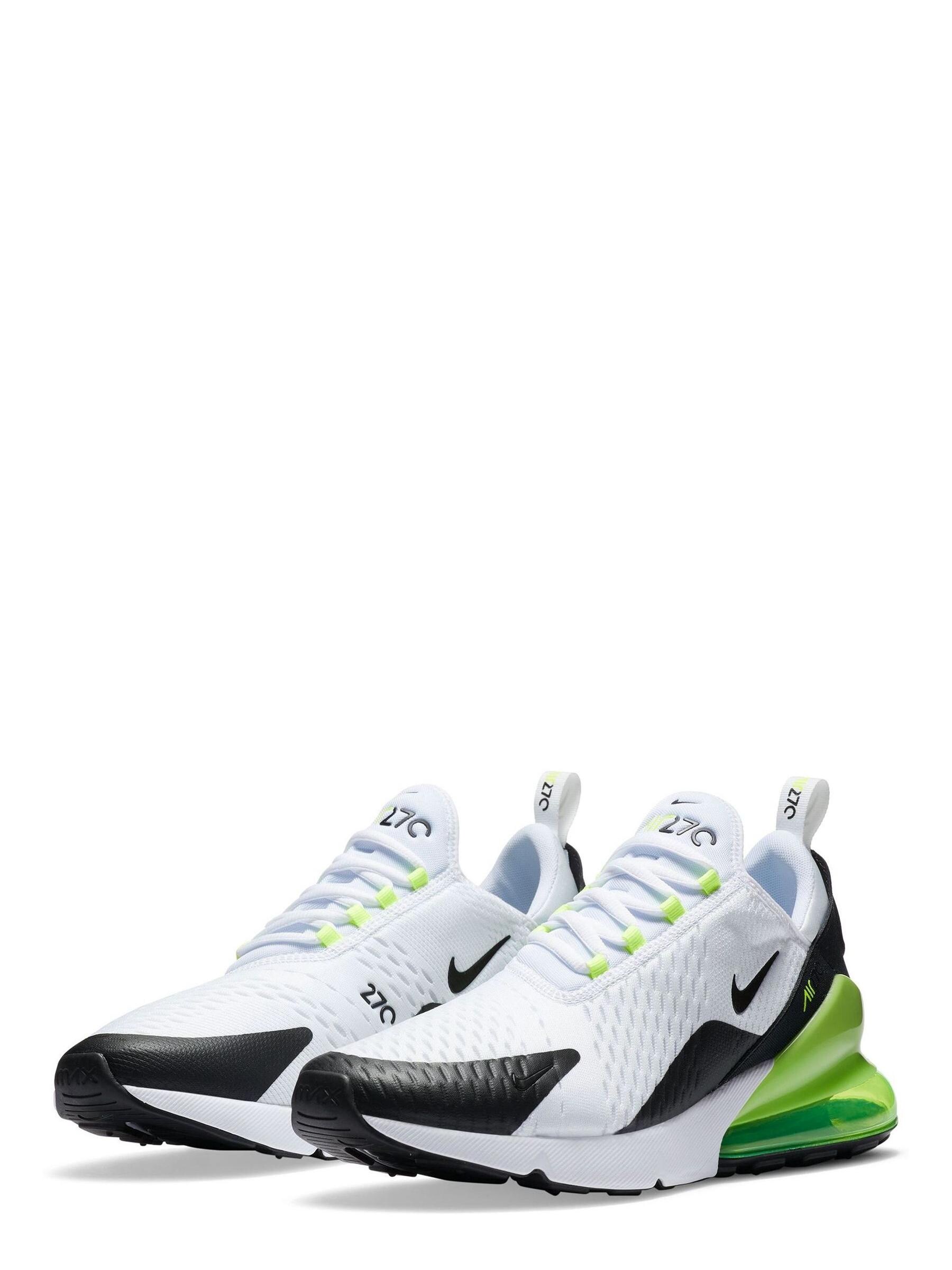 green and white air max 270