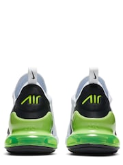 Nike Green/White Air Max 270 Trainers - Image 6 of 10