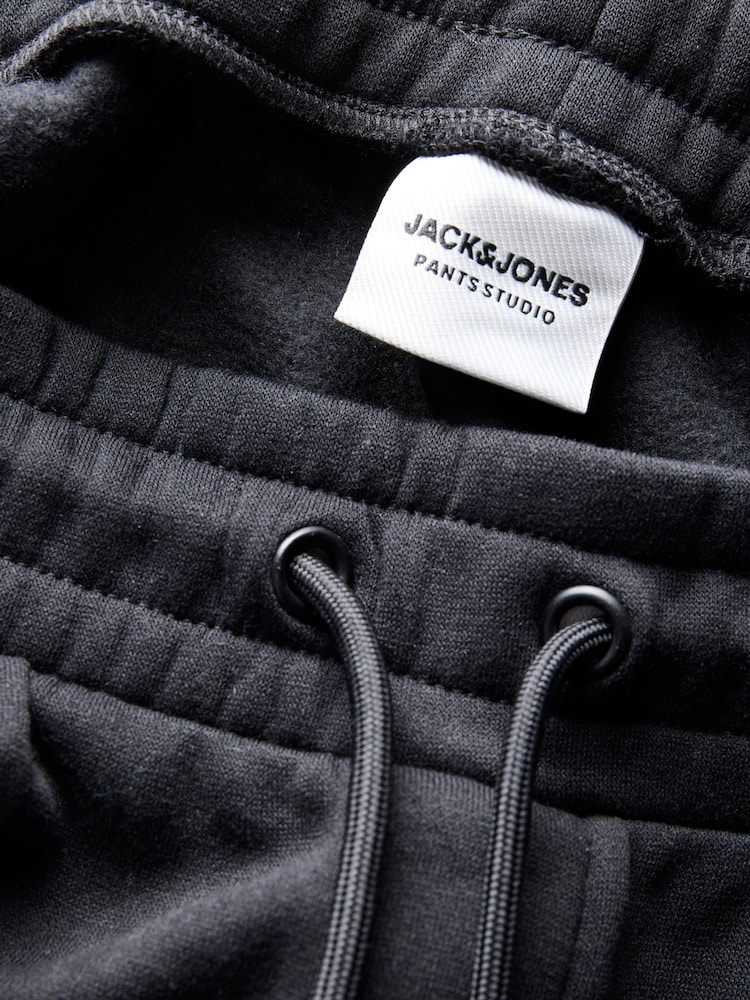 JACK & JONES Black Bill Wide Fit Sweat Joggers - Image 7 of 7 JACK & JONES Black Bill Wide Fit Sweat Joggers - Image 7 of 7