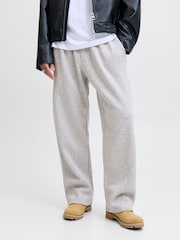 JACK & JONES Grey Bill Wide Fit  Sweat Joggers - Image 1 of 5