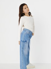 ONLY KIDS Cargo-Jeans mit weitem Bein - Bild 2 von 5