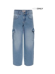 ONLY KIDS Cargo-Jeans mit weitem Bein - Bild 3 von 5