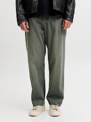 JACK & JONES Blue Tint Alex Baggy Fit Jeans - Image 1 of 5