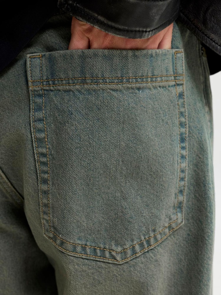 JACK & JONES Blue Tint Alex Baggy Fit Jeans - Image 5 of 5 JACK & JONES Blue Tint Alex Baggy Fit Jeans - Image 5 of 5